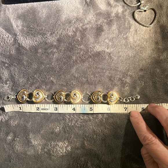 Brighton Penelope Heart Bracelet, gold/silver - Picture 5 of 5